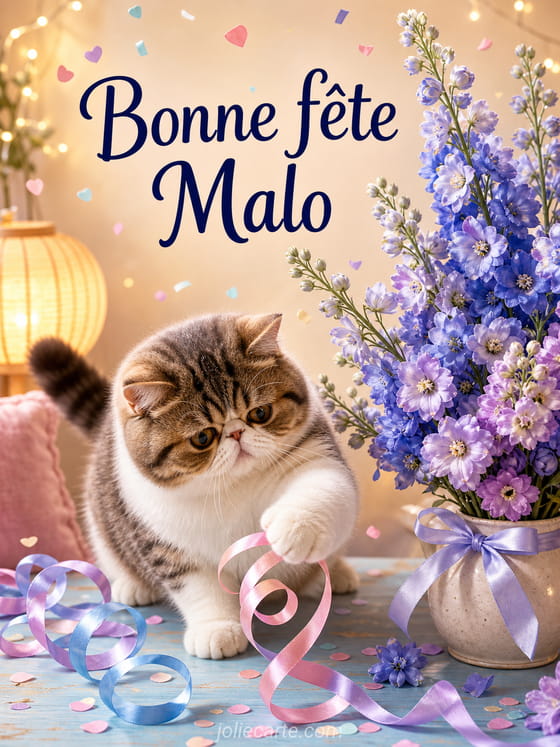 Carte bonne fĂȘte Malo