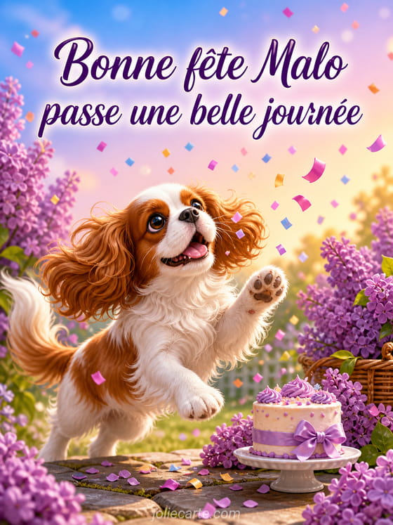 Carte bonne fĂȘte Malo