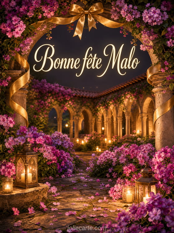 Carte bonne fĂȘte Malo