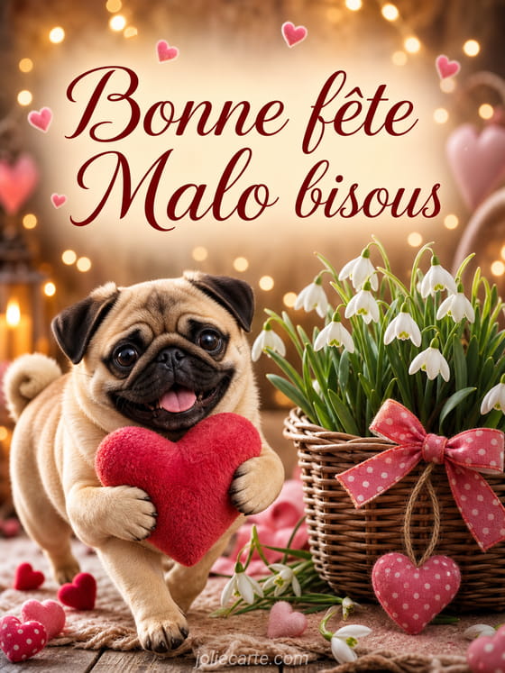 Carte bonne fĂȘte Malo
