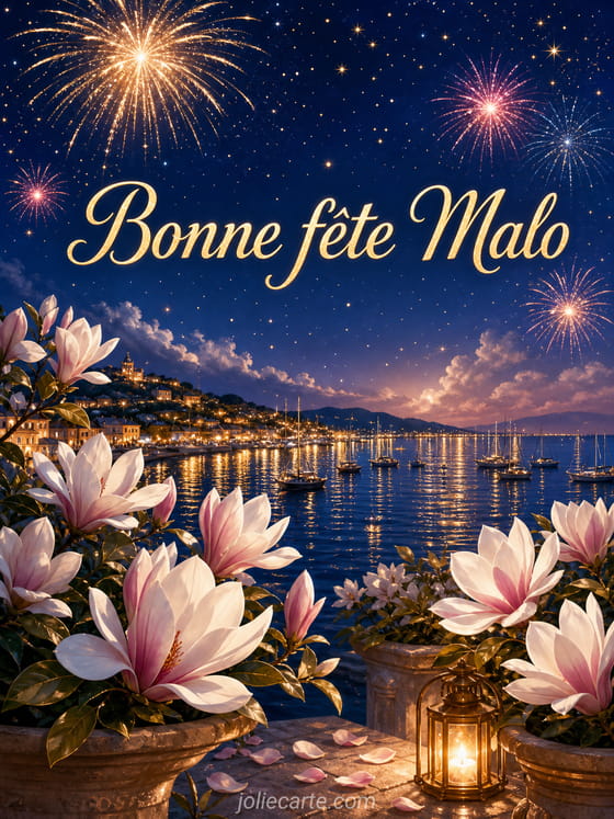Carte bonne fĂȘte Malo