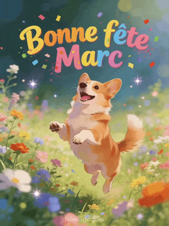 Bonne fête Marc - Marc gif bonne fete gratuit