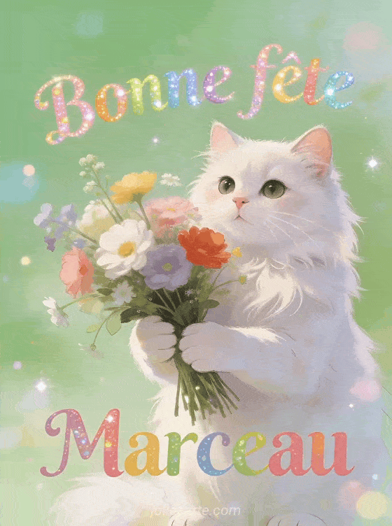 Bonne fête Marceau - Bonne fete marceau chat