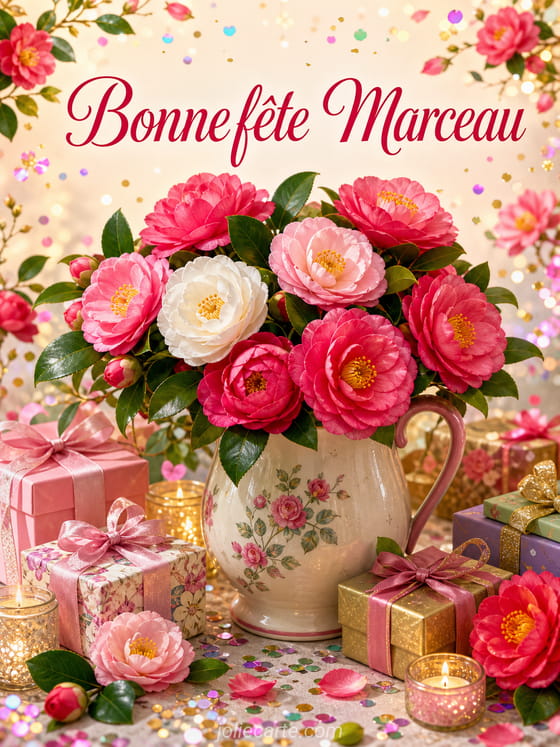 Carte bonne fête Marceau