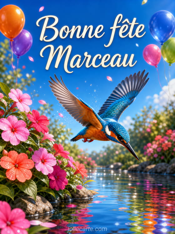 Carte bonne fête Marceau