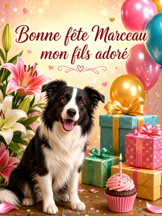 Carte bonne fête Marceau