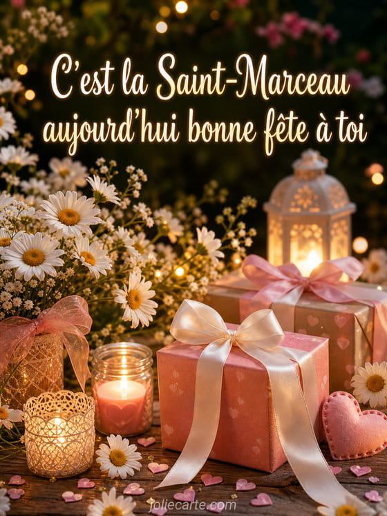Carte bonne fête Marceau