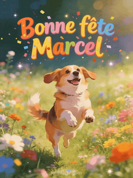 Bonne fête Marcel - Marcel gif bonne fete gratuit