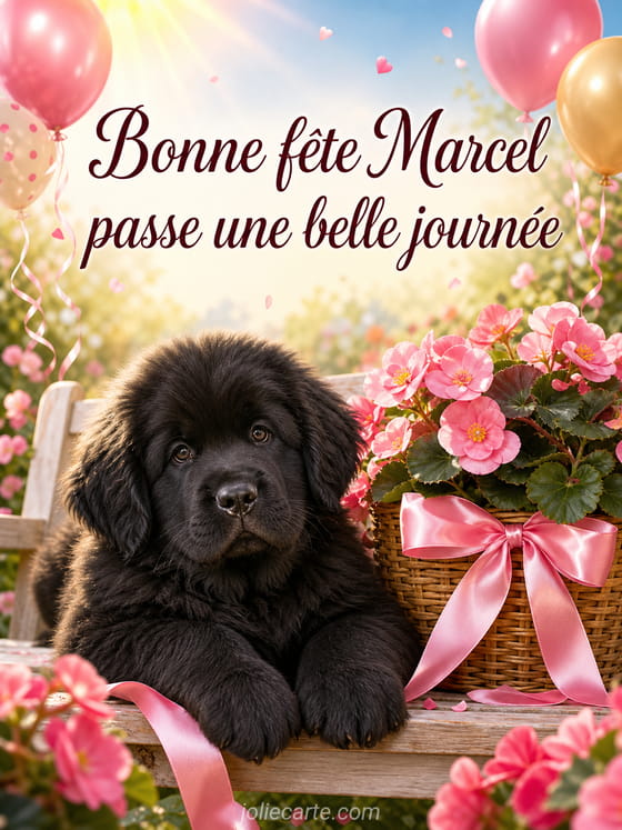 Carte bonne fête Marcel