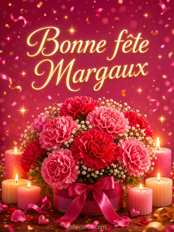 Carte bonne fête Margaux