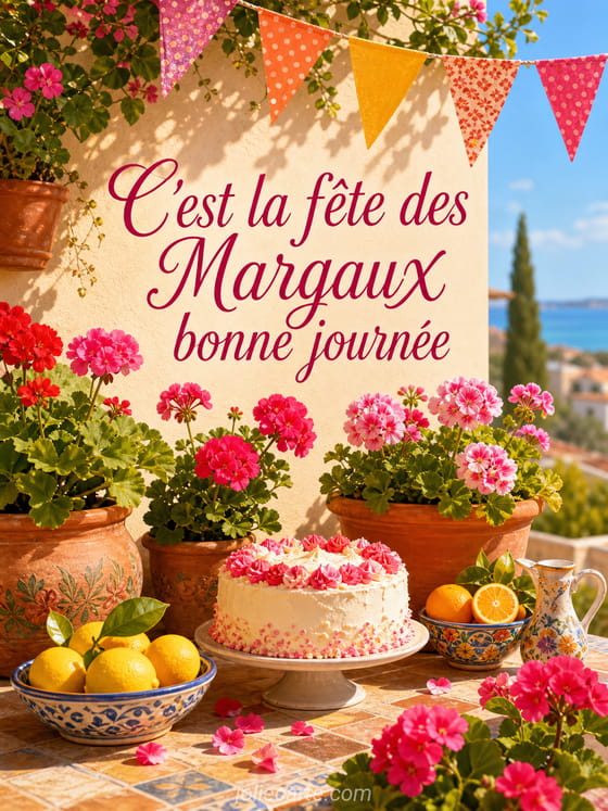 Carte bonne fête Margaux