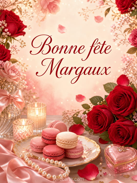 Carte bonne fête Margaux