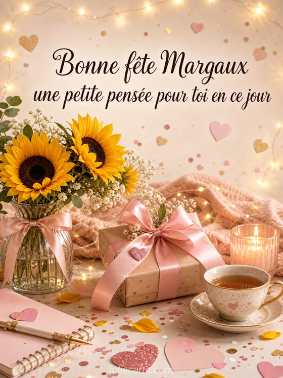 Carte bonne fête Margaux