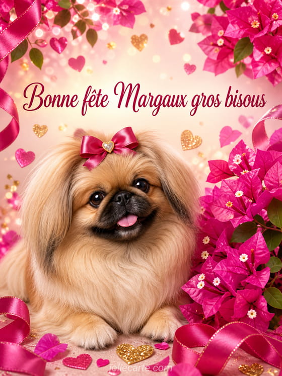 Carte bonne fête Margaux