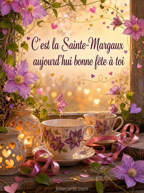 Carte bonne fête Margaux