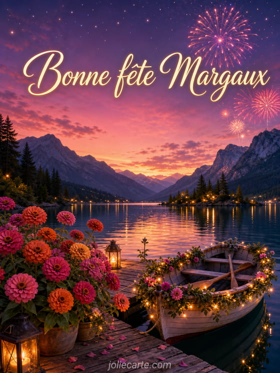 Carte bonne fête Margaux