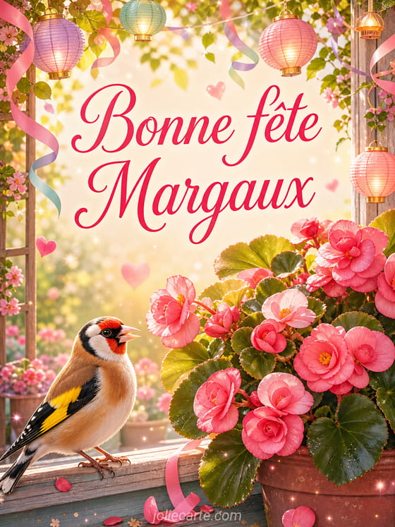 Carte bonne fête Margaux