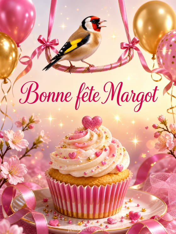 Carte bonne fête Margot