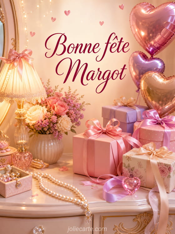 Carte bonne fête Margot