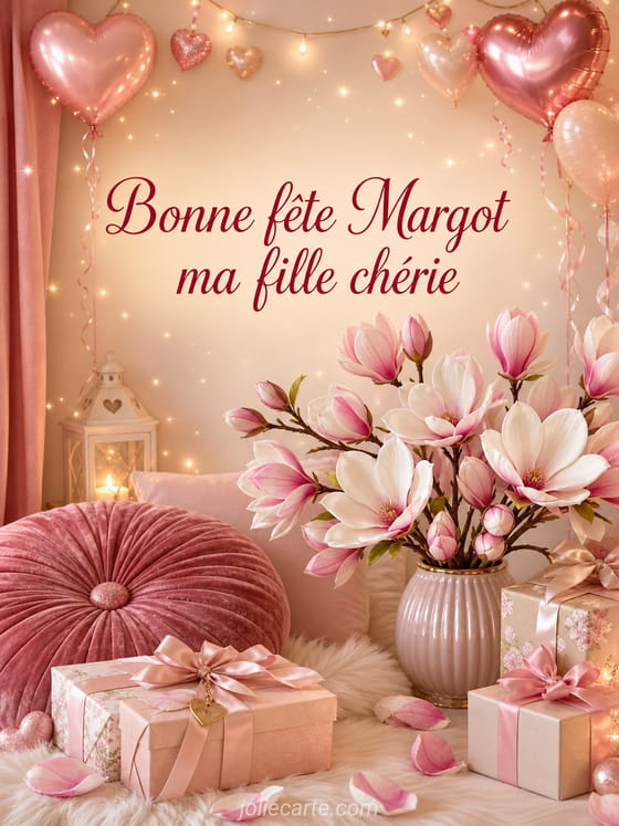 Carte bonne fête Margot