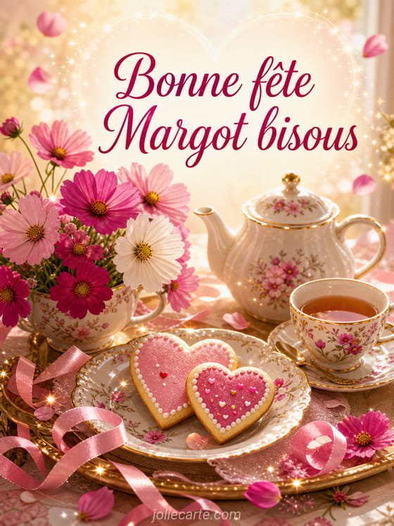 Carte bonne fête Margot