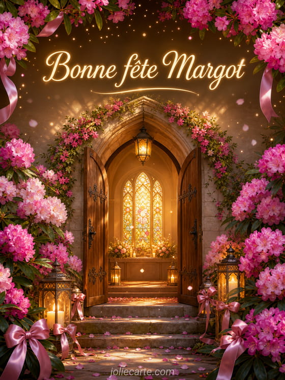Carte bonne fête Margot