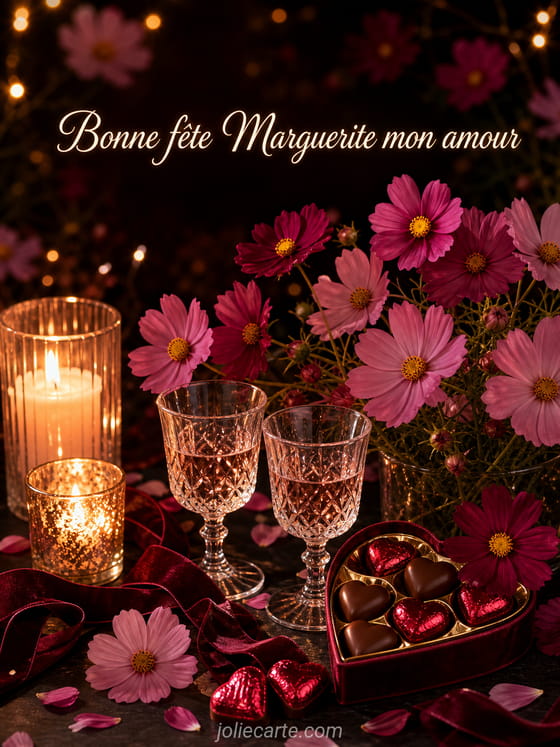 Carte bonne fête Marguerite