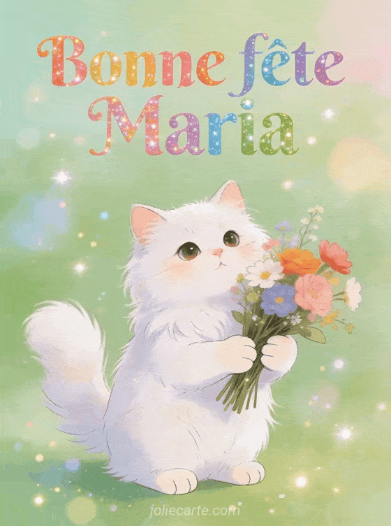 Bonne fête Maria - Maria gif bonne fete