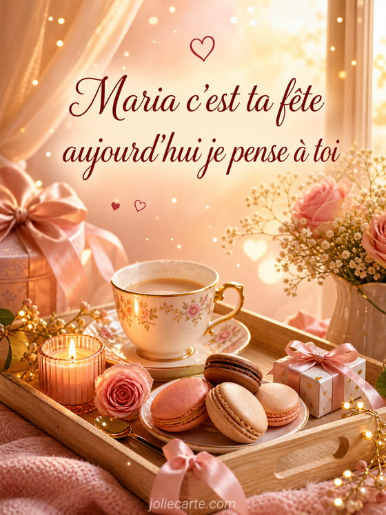 Carte bonne fĂȘte Maria