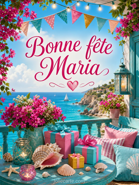 Carte bonne fĂȘte Maria