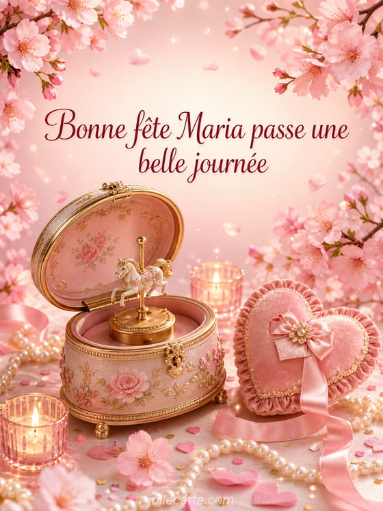 Carte bonne fĂȘte Maria