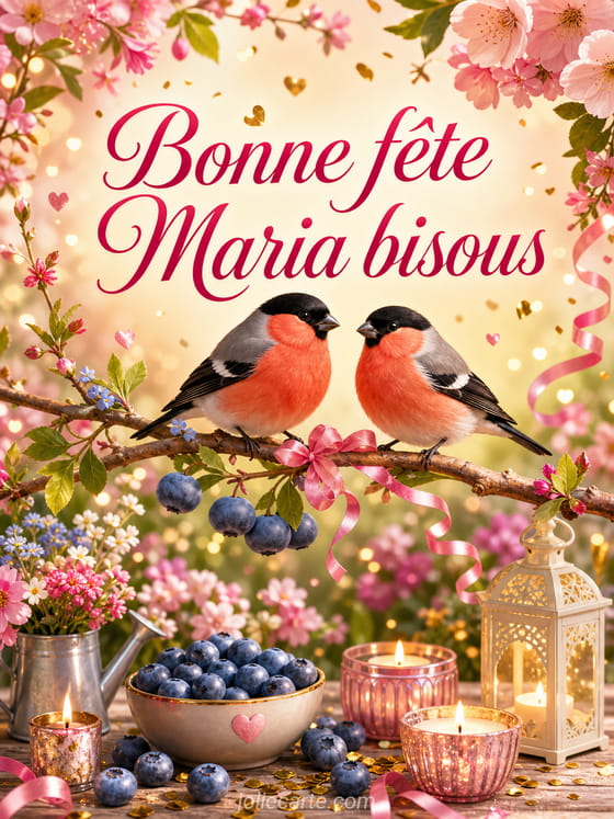Carte bonne fĂȘte Maria