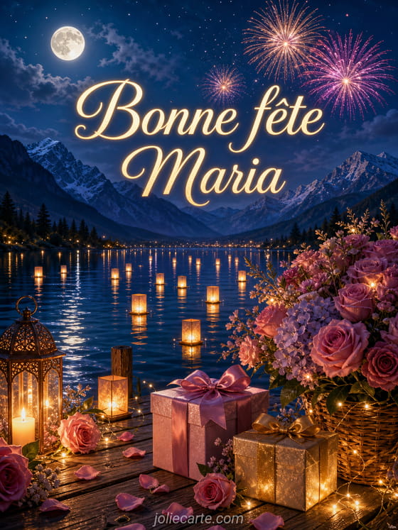 Carte bonne fĂȘte Maria