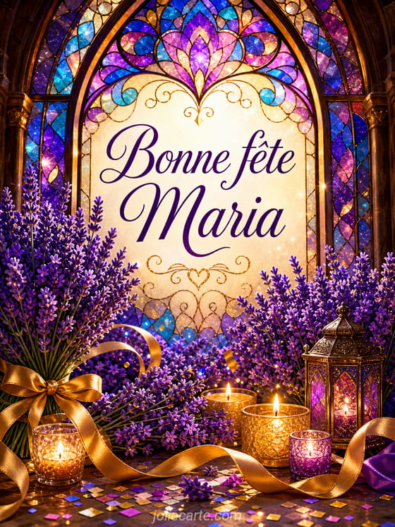 Carte bonne fĂȘte Maria