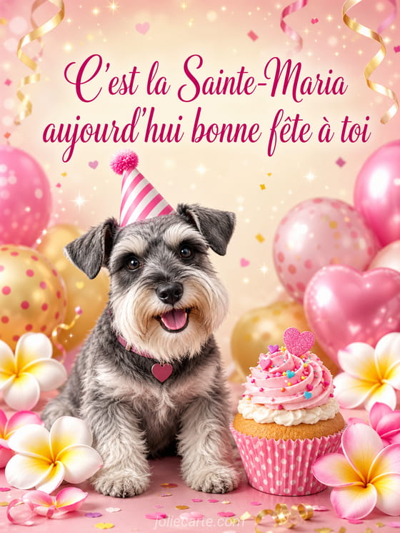 Carte bonne fĂȘte Maria