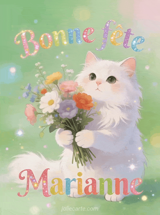Bonne fête Marianne - Marianne gif bonne fete