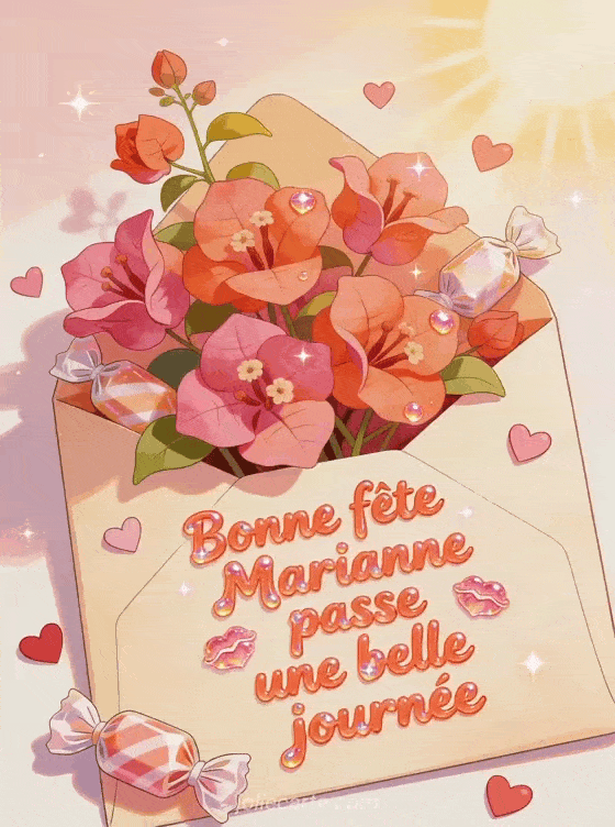 Bonne fête Marianne - Bonne fete marianne gros bisous