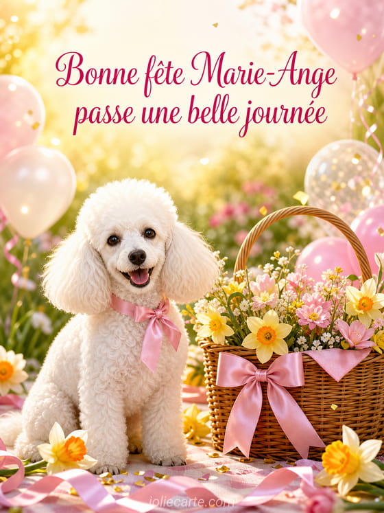 Carte bonne fĂȘte Marie-Ange