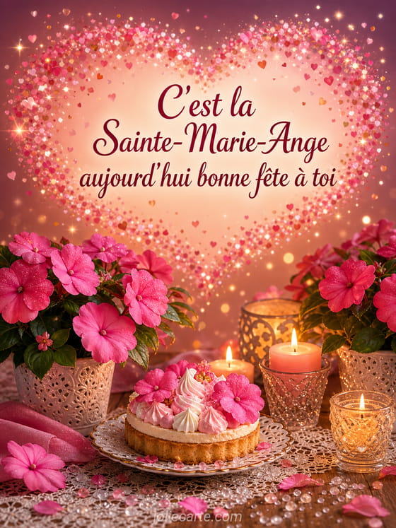 Carte bonne fête Marie-Ange
