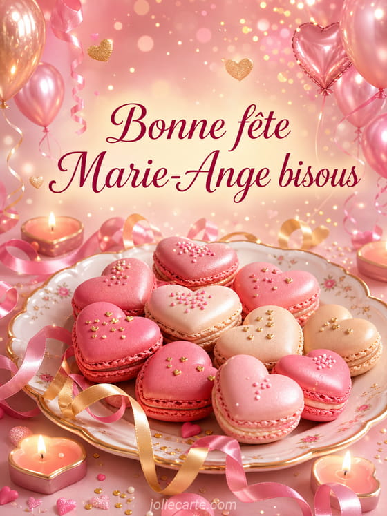 Carte bonne fête Marie-Ange