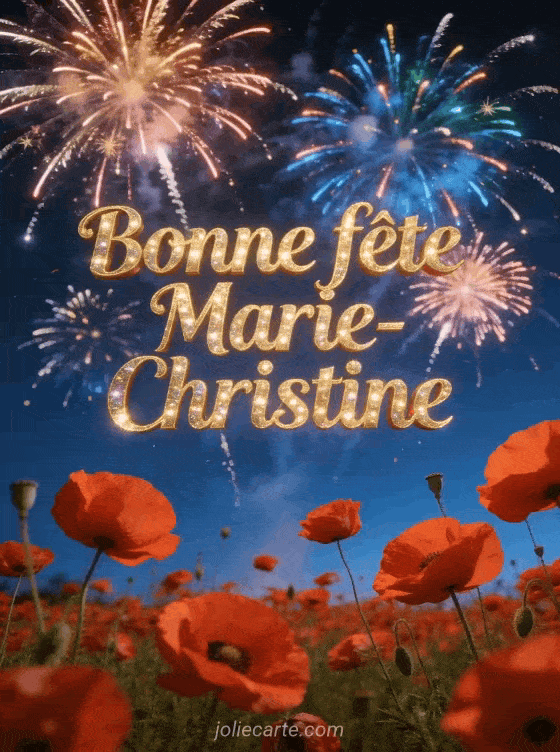 Bonne fête Marie-Christine - Marie christine bonne fete image