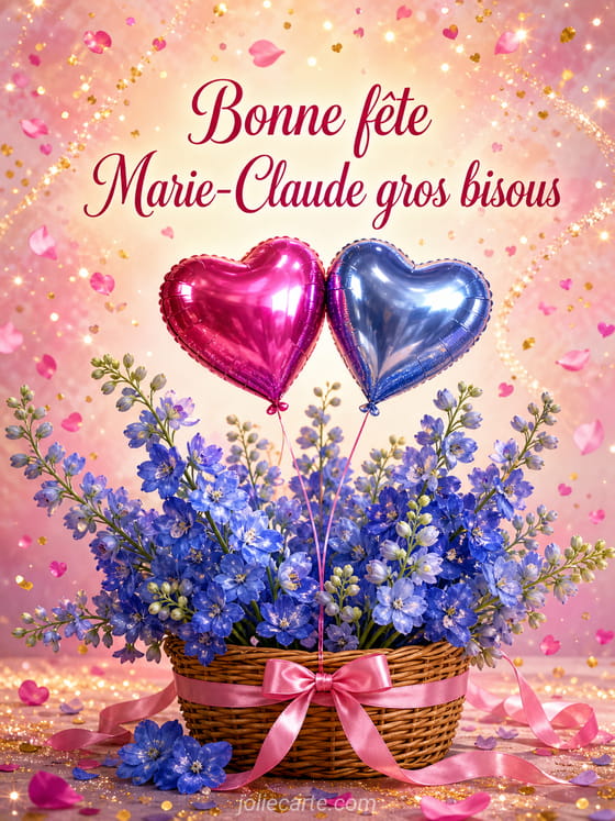 Carte bonne fĂȘte Marie-Claude