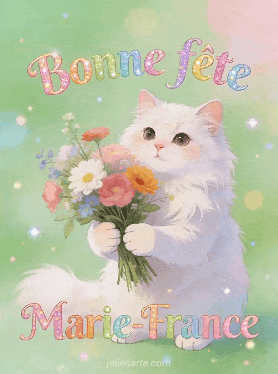 Bonne fête Marie-France - Marie france gif bonne fete