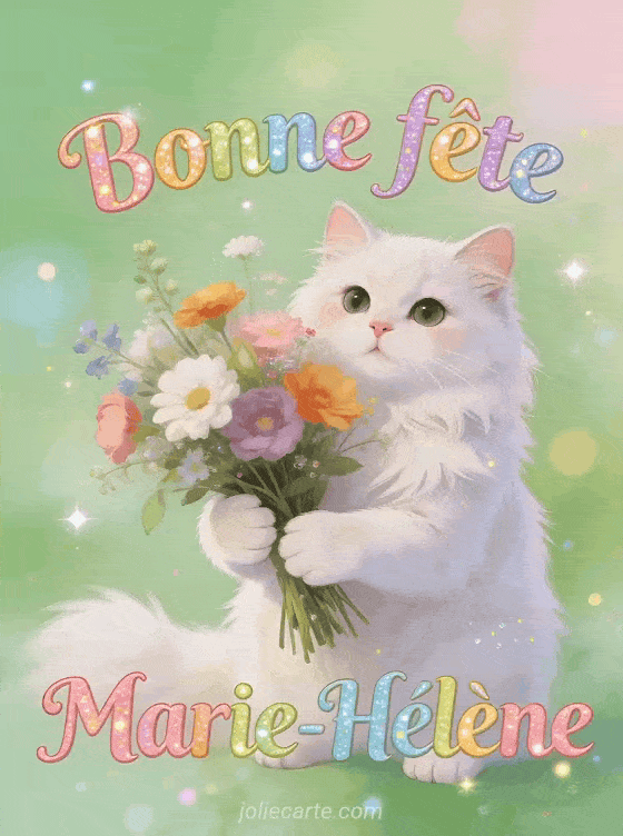 Bonne fête Marie-helene - Marie helene gif bonne fete