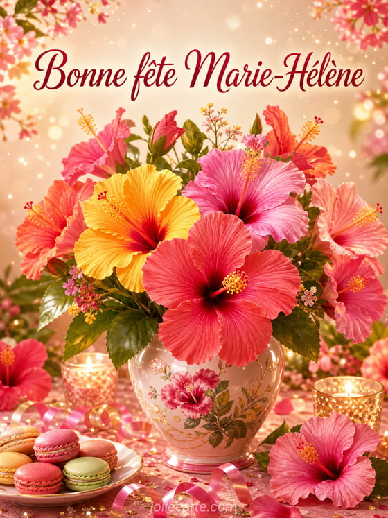 Carte bonne fĂȘte Marie-HĂ©lĂšne