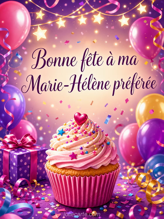 Carte bonne fĂȘte Marie-HĂ©lĂšne