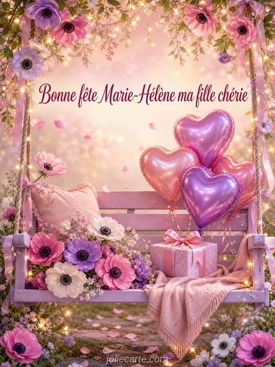 Carte bonne fĂȘte Marie-HĂ©lĂšne