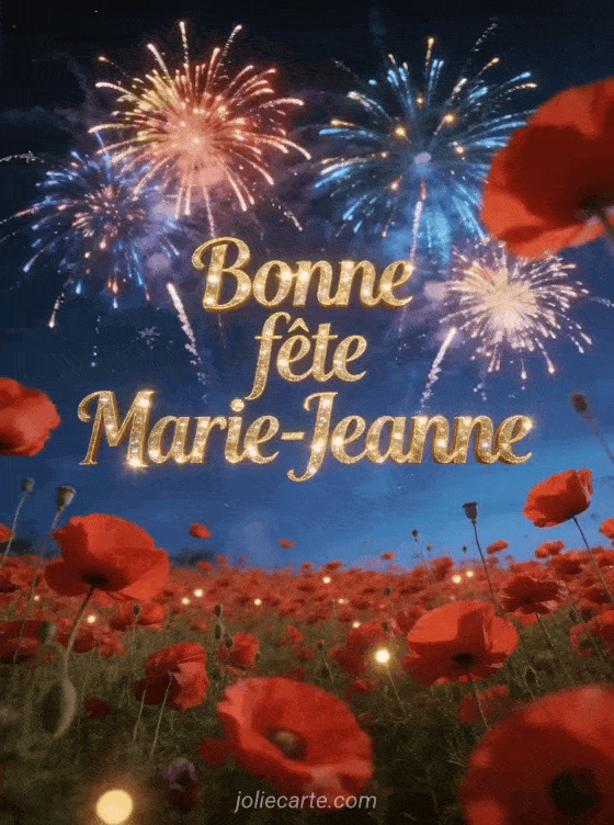 Bonne fête Marie-jeanne - Bonne fete marie jeanne gratuit