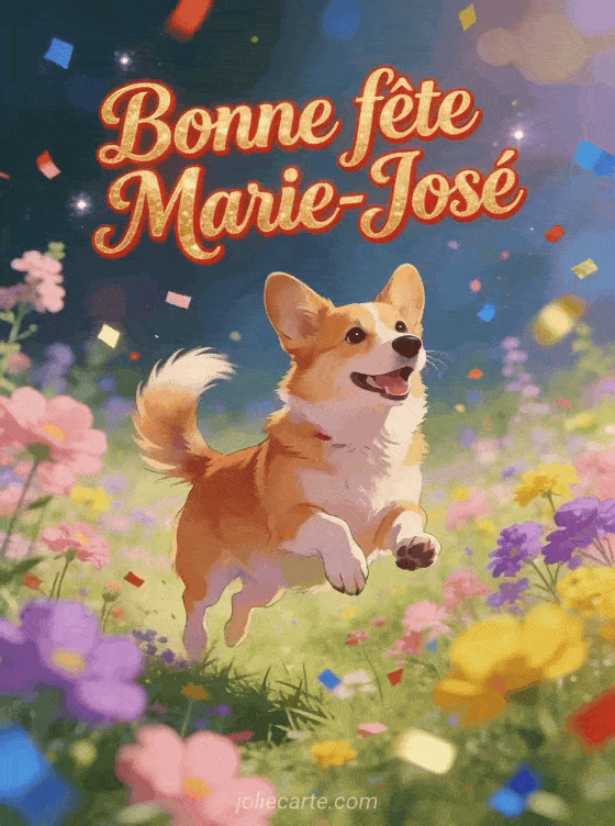 Bonne fête Marie-jose - Marie jose gif bonne fete gratuit