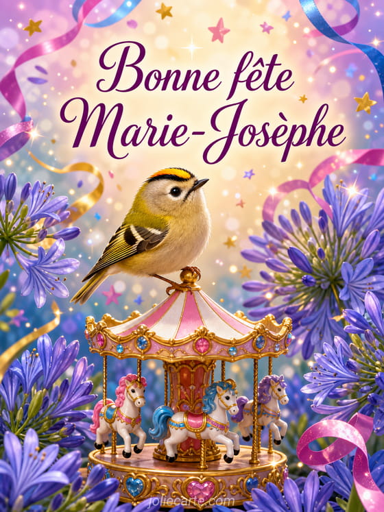 Carte bonne fĂȘte Marie-JosĂšphe